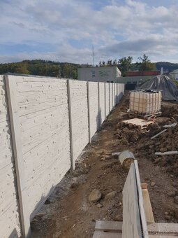 Montáže betonových plotů - 17