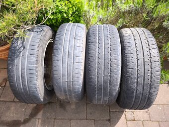 ALU Kola 15, 4x hliník PEUGEOT,CITROEN ,letní pneu 195/65R15 - 17