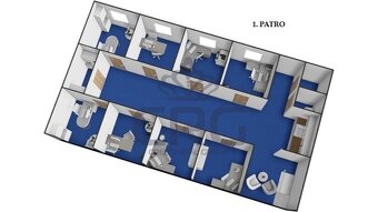 PRONÁJEM KANCELÁŘSKÉHO KOMPLEXU O CP CCA 181,57 M2, BRNO - 17