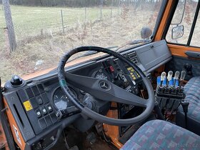 Mercedes Unimog U 1650 + čelní příkopová sekačka - 17