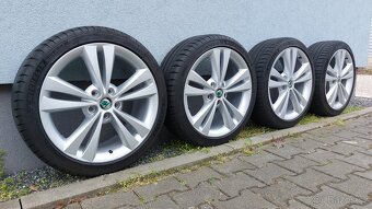 Alu kola 5x112 r18 Neptune originál Škoda Octavia rs II - 17