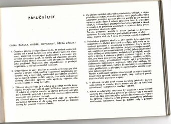 návod k obsluze + serviska z r. 1990 ŠKODA FAVORIT - 17