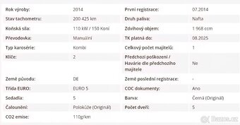 Škoda OCTAVIE III combi 2.0 TDI 110 kw,rv07/2014 - 17