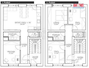 Prodej rodinného domu, 5+kk, 108 m², Vidče - 17