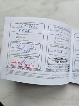 Ducati panigale v2 Rv.2018 najeto 9800km servisní kniha - 17