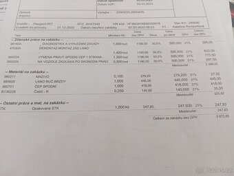 Peugeot 607 2,2 Hdi nová TK, velký servis.. - 17