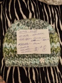 Homelesky čepice ručně háčkované - 17