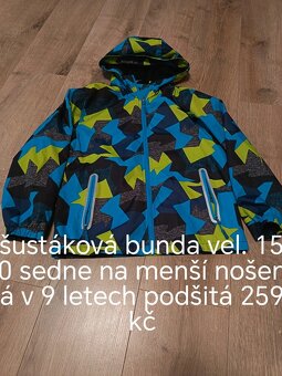 Nabízím chlapecké oblečení po synovi vel. 128/140 - 17