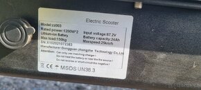 Koloběžka elektrická X-Tron T10PRO 63V/24Ah - 17