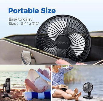 Mini stolní ventilátor - 17