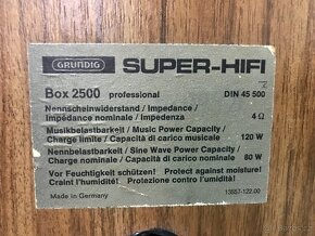 Grundig Super HiFi Box 2500 Profesional - 17