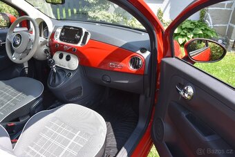 Fiat 500 1,2 Lounge - lux. výbava, 46 tis. km, top stav - 17