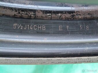 4x Disky Peugeot 4x108 R14+letní Pneu 165/65R14:Cena za sadu - 17