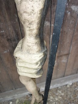 Starý Kristus dřevěný , super model - 17