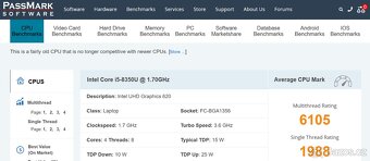 Notebok Fujitsu Lifebook e548 14" i5 8350U/8GB/250GB SSD/WI - 17