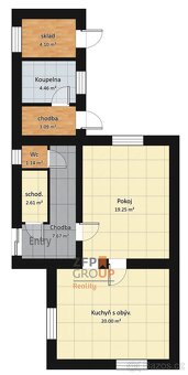 Prodej rodinného domu o rozloze 85 m2, ulice S. K. Neumanna, - 17