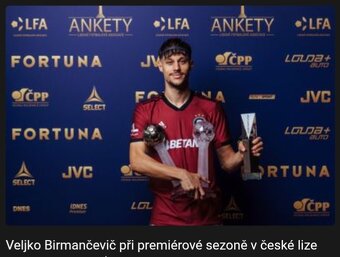 VELJKO BIRMANČEVIĆ (AC SPARTA PRAHA) - prodám originální - 17
