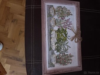 konvicka, obrazek,sklenice, formicky,peněženky, dřev. Vaza - 17