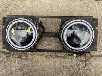Zetor predné LED světla 143mm 5,75' (angel eyes) - 17