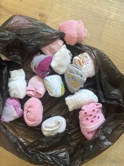 Velký balík 116ks kojeneckého oblečení na holčičku vel.50-86 - 17