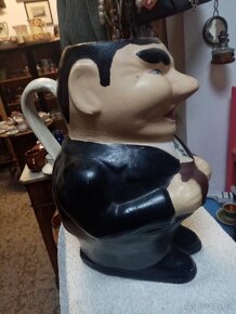 Starožitný keramický glazurovaný džbán - 17