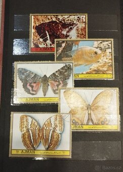 Sbírku známek známky 4x album č1 - 17