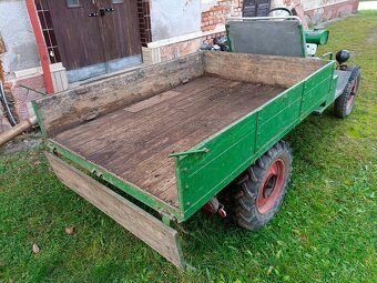 traktor traktůrek malotraktor korba předválečný Opel - 17