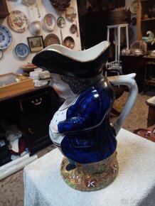Starožitný keramický glazurovaný džbán - 17