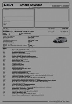 Kia Cee´d, SW edice 30 1,5 T-GDi GPF - 17