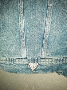 GUESS JEANS BUNDA MODRÁ - XL, 100% STAV Džínová bunda Dziska - 17