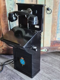 Starožitný krásný telefon L.M.ERICSSON AC-140, rok 1933 - 17