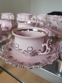 13ks Růžový porcelán H&C - 17