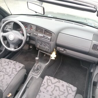 VW Golf IV Cabrio Edice KARMANN 1.6i,74kw.R.V4/1999.STK Nová - 17