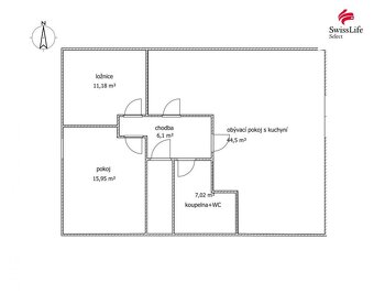 Pronájem bytu 3+kk 85 m2 Vitiněves - 17