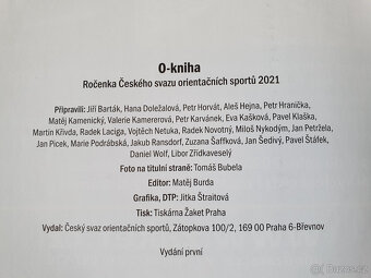 O-kniha, ročenka ČSOS 2018, 2019, 2021 - 17