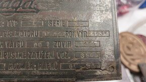 Výrobní štítky Praga ČKD - 17