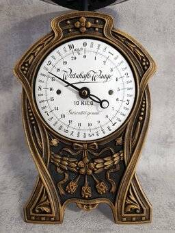 Velmi pěkné 10kg velké jednomiskové váhy po renovaci - 17