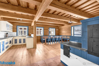 Výjimečná roubená novostavba s vybavením na okraji obce Dědo - 17