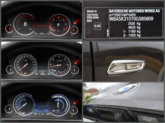 BMW 530d F11/2016/190kW/Luxury/1.majitel/ČR/head-up/kůže - 17