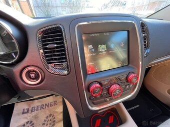 DODGE DURANGO 3.6-V6-2015-BEZ KOROZE-SRT VZHLED-7MÍST- - 17