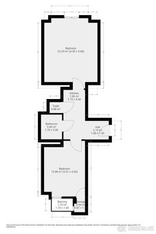 Pronájem bytu 2+kk, Žerotínova, Žižkov, 21900 Kč/měs, 56 m2 - 17