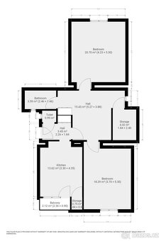 Pronájem bytu 2+1, Jeseniova, Žižkov, 23900 Kč/měs, 80 m2 - 17
