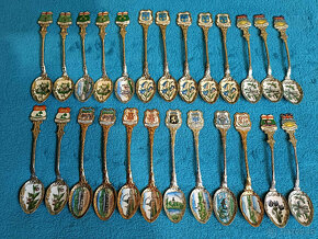 Staré sběratelské lžičky smaltované - 17