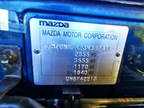 Prodám Mazdu B2500/ FORD RANGER 2,5 TD 80kw r.v.2002 4x4 - 17