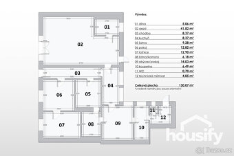 Prodej rodinného domu 4+1, 82 m² - Bořetice - 17