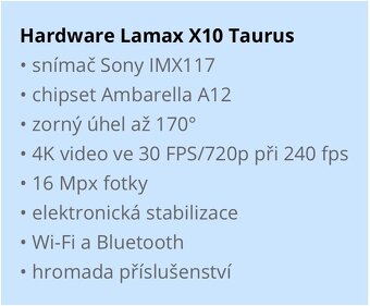 Akční kamera Lamax X10 Taurus - 17