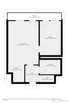 Pronájem bytu 2+kk, Křižíkova, Karlín, 28.500 Kč/měs, 55 m2 - 17