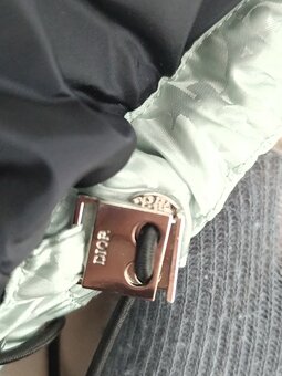 Dior bunda - Sea Green Oblique Puffer Jacket - 17