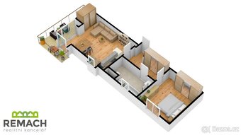 Pronájem, byt 2+kk + parkovací stání, 52 m2, Uherské Hradišt - 17