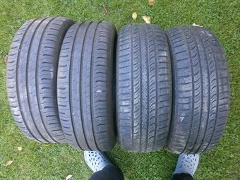 4xLetní gumy 2x HANKOOK 2xCONTINENTAL 185/60 R14  4x 6,8MM - 17